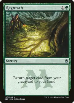 1x Regrowth NM Eng MTG - Masters 25 - Image 1