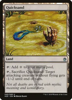1x Quicksand NM Eng MTG - Masters 25 - Image 1