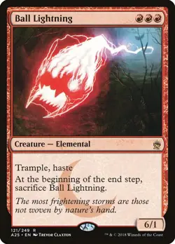 1x Ball Lightning NM Eng MTG - Masters 25 - Image 1