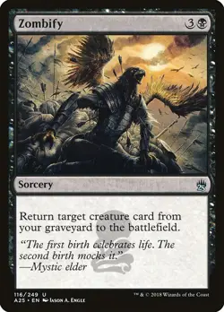 1x Zombify NM Eng MTG - Masters 25 - Image 1