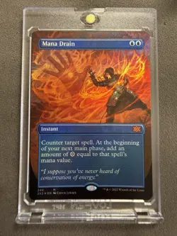 Mana Drain (Borderless) Double Masters 2022 Foil - Image 1