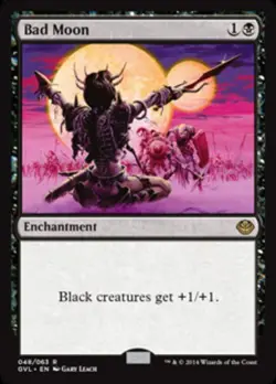 1 x Bad Moon - Duel Decks: Anthology - NM-Mint - MTG - Image 1