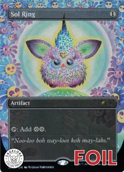 MTG Sol Ring (Confetti Foil) (2330) | NM Foil | Secret Lair Furby {SLD} - Image 1