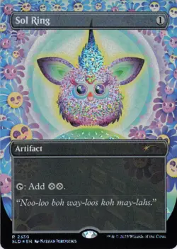 MTG Sol Ring (Confetti Foil) (2330) | NM Foil | Secret Lair Furby {SLD} - Image 2