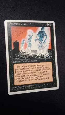 MTG Animate Dead 4th Edition Regular Uncommon - Image 1