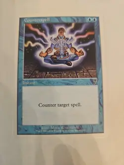 Mtg 7th Edition Counterspell (Never Played) - Image 1