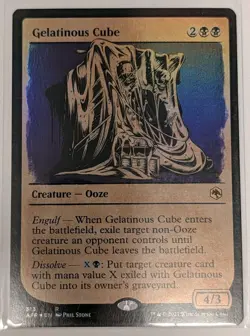 Gelatinous Cube (Showcase) Adventures in the Forgotten Realms Foil - MTG RARE - Image 1