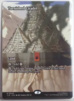 Tarnished Citadel [New, Near Mint] Borderless {Avatar MTG} - Image 1