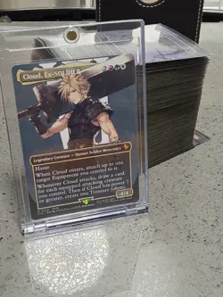 Cloud, Ex-SOLDIER (Borderless) EDH Deck, Heavy Upgrades. - Image 1
