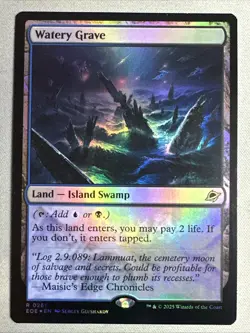 MTG / Watery Grave / EOE / #261 / FOIL / Rare / NM - Image 1