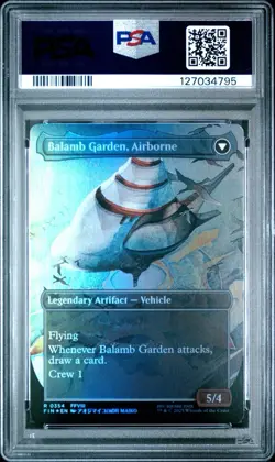 PSA 10 Balamb Garden, SeeD Academy Borderless FINAL FANTASY Foil #354 - Image 2
