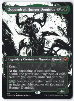Zopandrel, Hunger Dominus (Showcase) M Phyrexia: All Will Be One 315 MP - Image 1