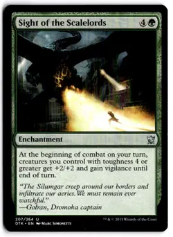MTG Sight of the Scalelords U DTK 207 LP - Image 1