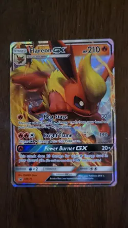 Pokemon TCG Flareon GX Black Star Promo SM171 Holo LP - Image 1