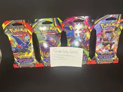 Pokemon Tcg Phantasmal Flames Sleeved Booster Pack(lot Of 10) | Art Set Included - Image 2