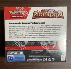Pokemon Paldea Evolved Booster Box Factory Sealed 2023 Scarlet & Violet 36 Packs - Image 2