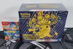 Pokemon Surging Sparks ETB & Booster Bundle Lot - Image 1