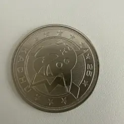Vintage Pokemon Pikachu Metal Coin #25 2000 Nintendo Wizards - Image 3