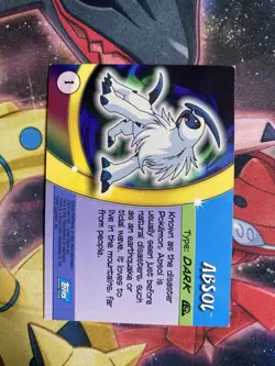 2004 Pokemon Topps Advanced Challenge Absol holo #1 - Image 2