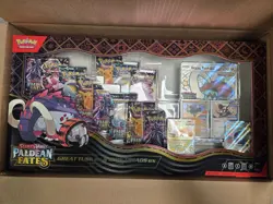 Pokemon TCG: Paldean Fates Great Tusk ex & Iron Threads ex Premium Collection X6 - Image 1