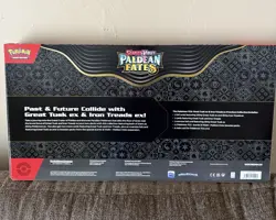 Pokemon TCG PALDEAN FATES Great Tusk Iron Treads Ex Premium Collection SEALED - Image 2