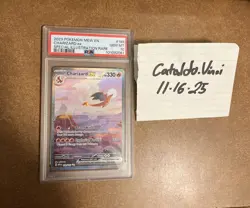 2023 Pokemon MEW EN Charizard ex 199/165 Special Illustration Rare PSA 10 - Image 2