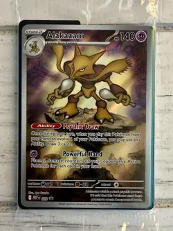 Alakazam 009 Black Star Promo Pokemon Tcg English Mint Condition SEALED!! - Image 1