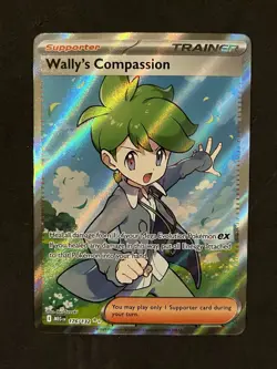 176 Wally’s Compassion Full Art Ultra Rare Pokemon Mega Evolution English - Image 1