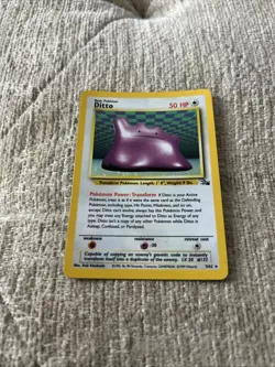 1999 Pokemon Ditto Holo Fossil 3/62 - Image 2