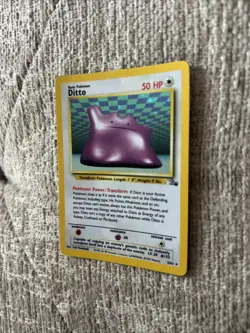1999 Pokemon Ditto Holo Fossil 3/62 - Image 4