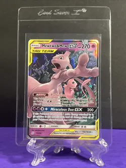 Mewtwo & Mew GX 71/236 Alternate Alt Art Ultra Rare Tag Team Pokemon TCG English - Image 1
