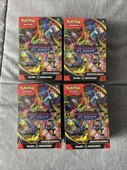 4x Pokemon TCG Phantasmal Flames Booster Bundle Sealed LOT OF 4 - Image 1