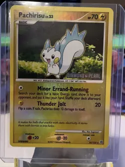 Pokemon TCG Pachirisu Diamond & Pearl 35/130 Promo Reverse Holo MP/LP - Image 1