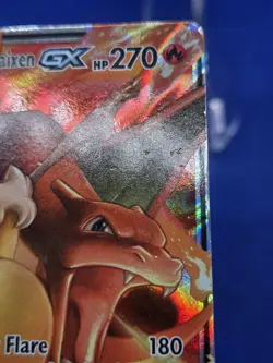 Pokemon Sun & Moon Cosmic Eclipse Charizard & Braixen GX Tag Team 22/236 DMG - Image 4