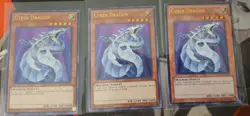 3x Cyber Dragon Ultra Rare LCGX-EN175 / BLRR-EN048 NM Yugioh Playset - Image 1