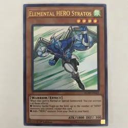 Yugioh Elemental HERO Stratos BLHR-EN061 Ultra Rare 1st Ed NM - Image 1