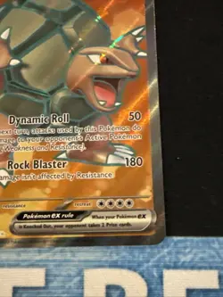 Pokemon Golem EX TCG Full Art Holo Rare Card 189/165 Scarlet & Violet 151 - Image 3