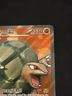 Pokemon Golem EX TCG Full Art Holo Rare Card 189/165 Scarlet & Violet 151 - Image 4