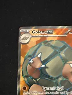 Pokemon Golem EX TCG Full Art Holo Rare Card 189/165 Scarlet & Violet 151 - Image 5