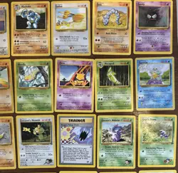 Vintage Pokemon Cards Base Set/Gym Sets - 40 Uncommons/Commons, No Duplicates - Image 5