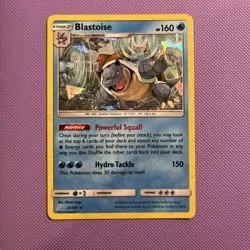 Blastoise 25/181 Team Up Exclusive Cracked Ice Holo Pokemon Card - MP - Image 1