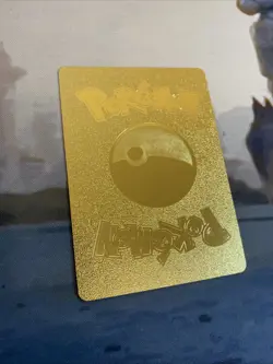 PIKACHU - Pokemon Metal Gold **Fan Art Card** - Image 3