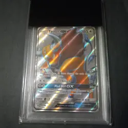 Pokemon Tauros GX 144/149 Ultra Rare Full Art Holo Card Sun & Moon PSA 10 - Image 1