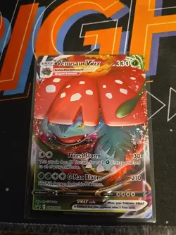 Pokemon Card Venusaur SWSH102 Black Star Promo Venusaur Vmax Battle Box LP - Image 1