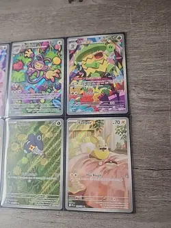 Lot of 6 Illustration Rares Phantasmal Flames Pokemon TCG Near Mint Cards - Image 3