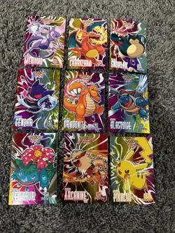 Pokemon Database Attacks Rare Rainbow Cracked Ice Variant (x9) Cards. Gengar - Image 1