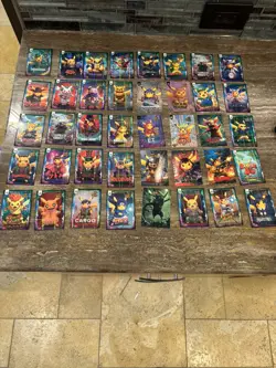 POKEMON PIKACHU COSPLAY! NON TCG Lot OF 40 cards - Image 1