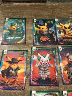 POKEMON PIKACHU COSPLAY! NON TCG Lot OF 40 cards - Image 2