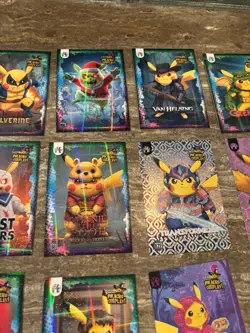 POKEMON PIKACHU COSPLAY! NON TCG Lot OF 40 cards - Image 3