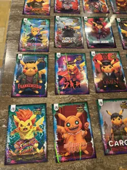 POKEMON PIKACHU COSPLAY! NON TCG Lot OF 40 cards - Image 4